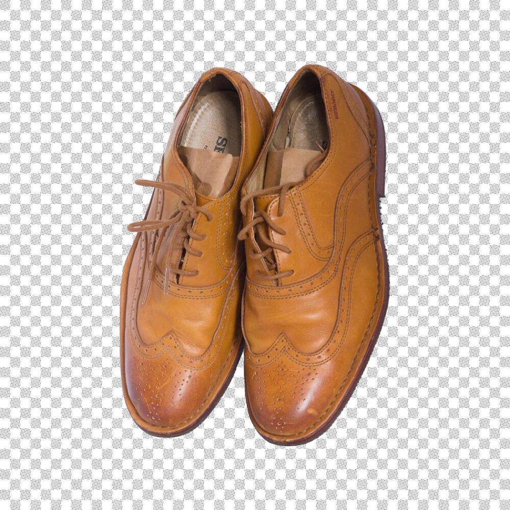 Sebago Men's Tan and Brown Brogu